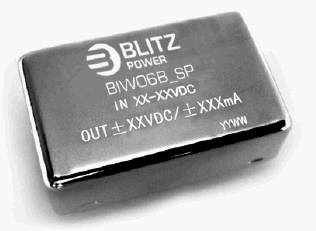 BIW06B-2415DP, 6 Вт стабилизированные изолированные DC/DC преобразователи, диапазон входного напряжения 2:1, два выхода